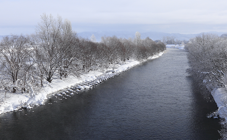 冬の天塩川